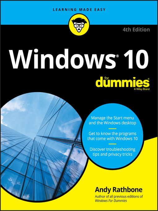 Title details for Windows 10 For Dummies by Andy Rathbone - Wait list